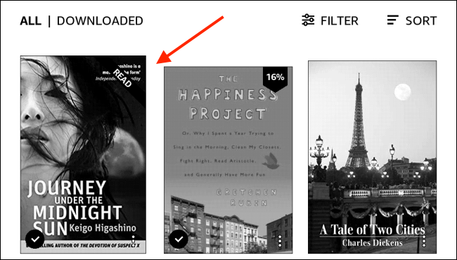 Select Book From Kindle Library