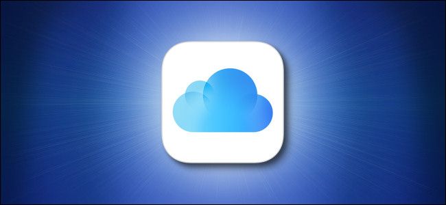 Apple iCloud Logo on a Blue Background