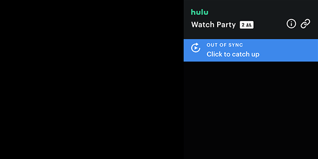 Hulu watch party sync