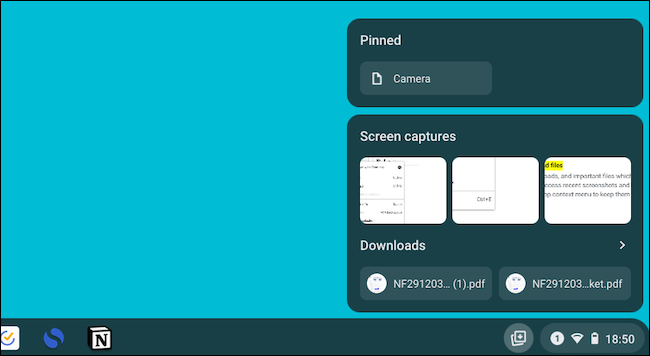 Pin file or folder to Chromebook Shelf