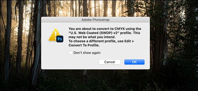 preview image showing photoshop warning dialog
