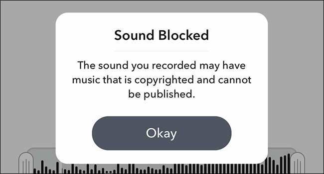 snapchat sound blocked