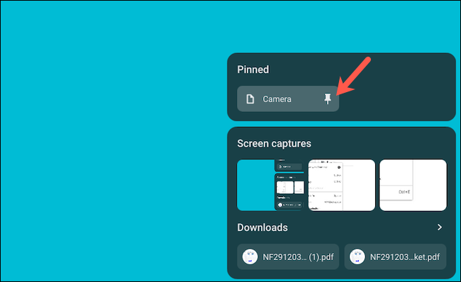 Unpin files and folders from Chromebook Shelf