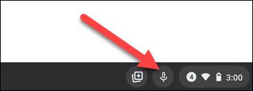 click the microphone icon