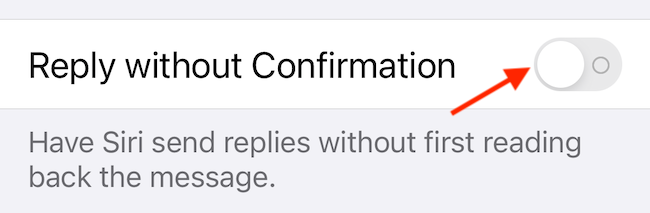 Enable Reply Without Confirmation