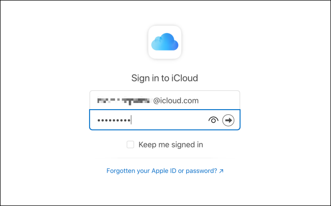 Log In to iCloud Mail