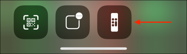 Open Apple TV Remote from Control Center