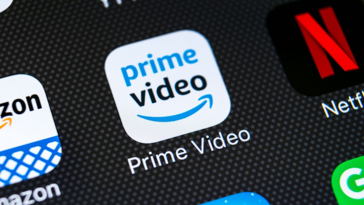 Amazon Prime Video app on a smartphone