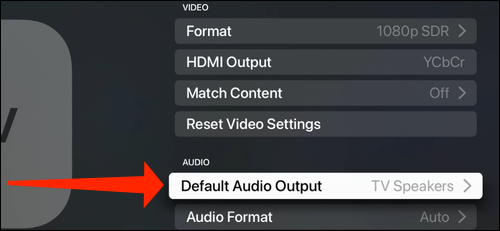 Select Default Audio Output