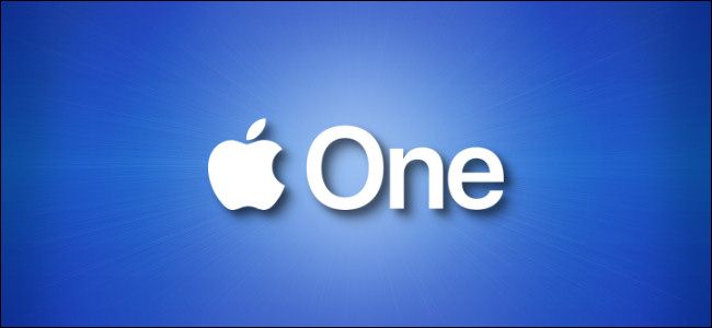 The Apple One logo on a blue background