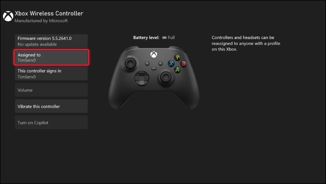 Assign Controller to User