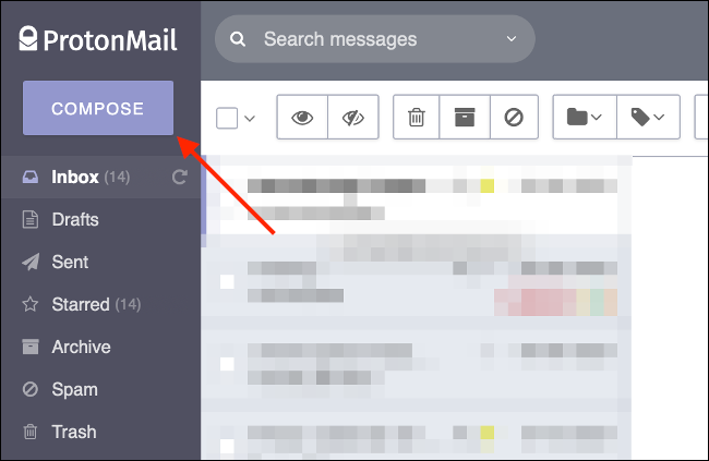 Compose a New Email in ProtonMail