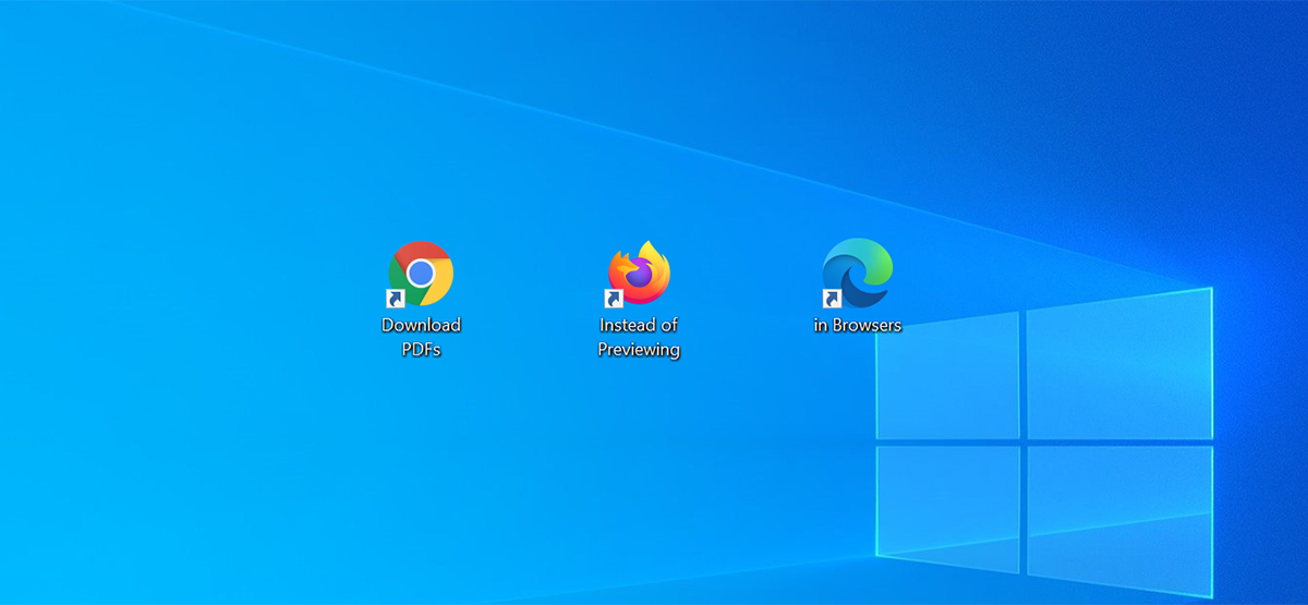 Chrome, Firefox, and Edge browser icons