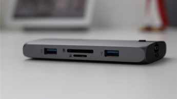 The USB-A ports and card readers