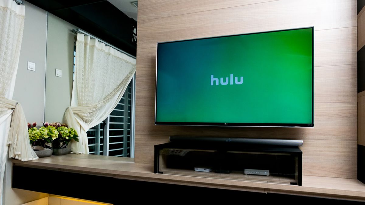 Hulu logo on a smart TV