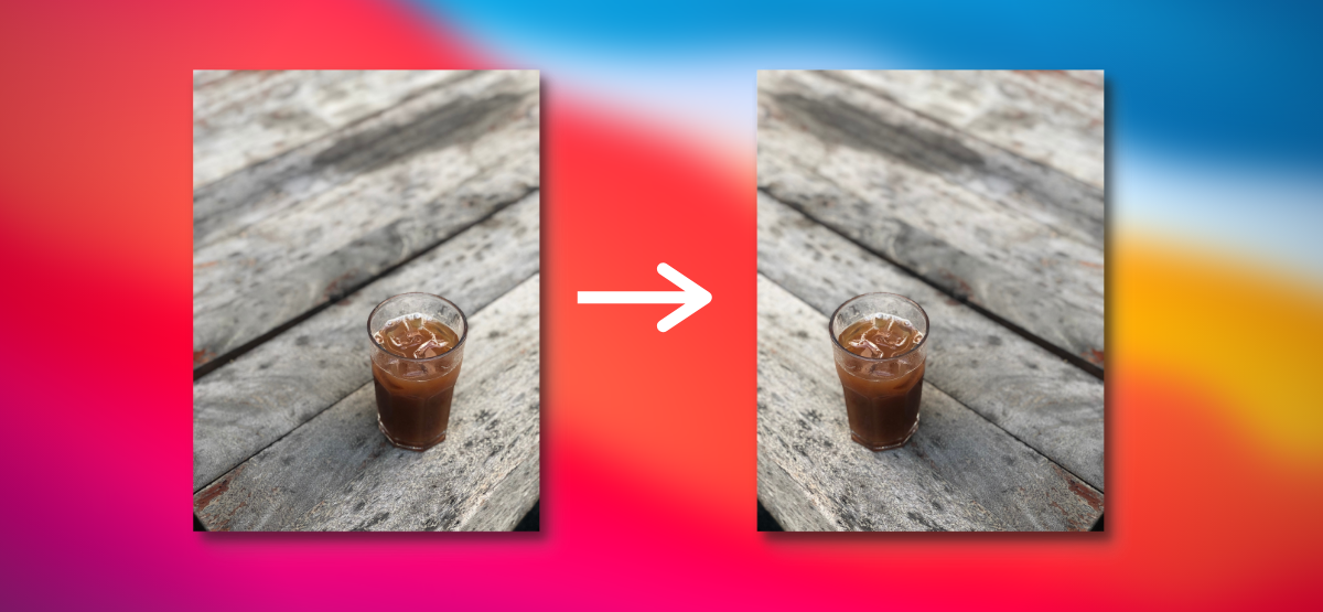iPhone User Flipping Image in Photos App