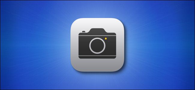 The iPhone and iPad Camera app icon on a blue background