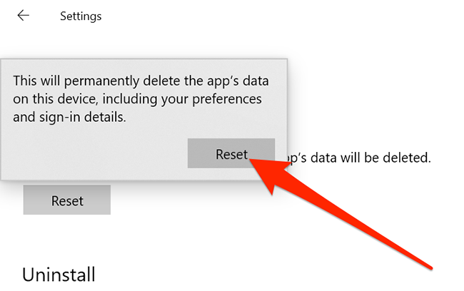 How to Reset the Settings App in Windows 10