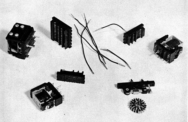 1940s computer relays from an IBM instruction manual.