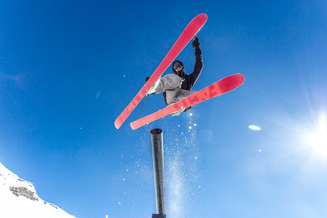 image showing skier on bright day