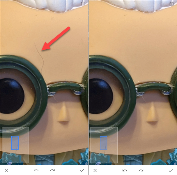 heal tool before and after
