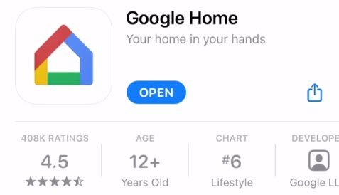 google home iphone app
