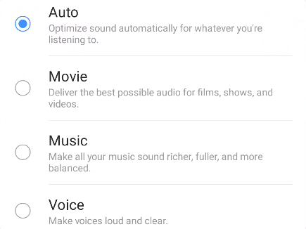 audio pofiles for dolby atmos