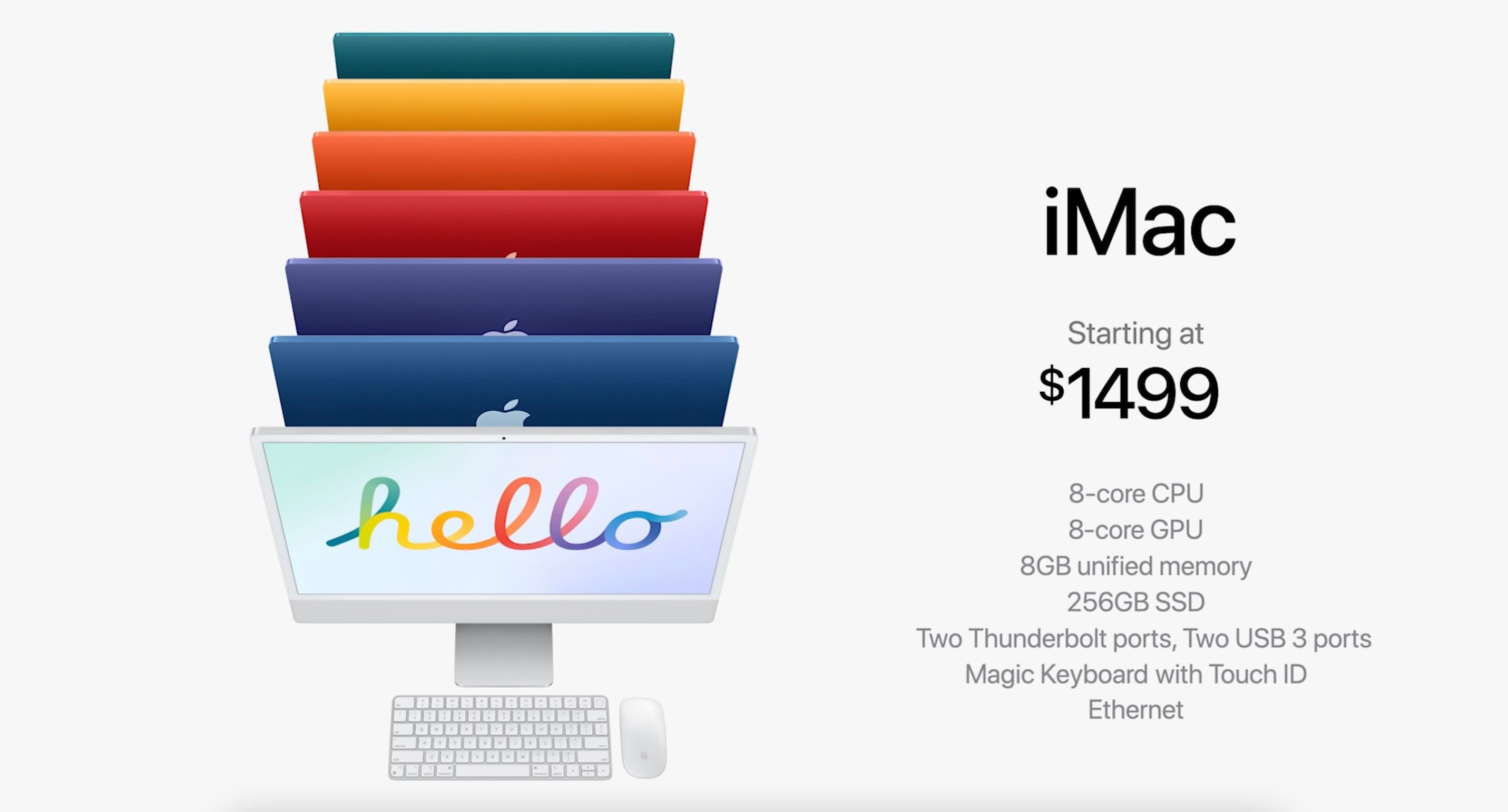 iMac pricing