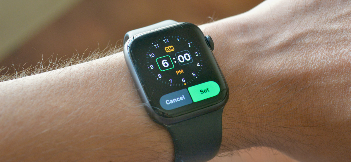 Setting an Alarm on Apple Watch