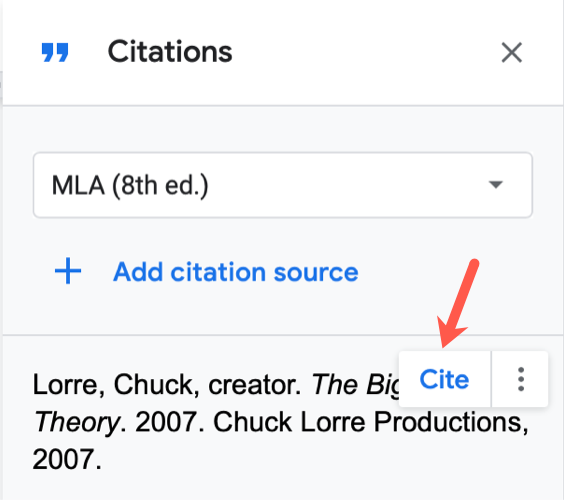 How to Add Citations for Films, TV Series, More in Google Docs