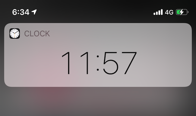 Timer Running in Siri