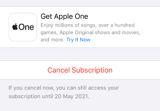 HOW TO REMOVE APPLE ARCADE SUBSCRIPTION visual data 8