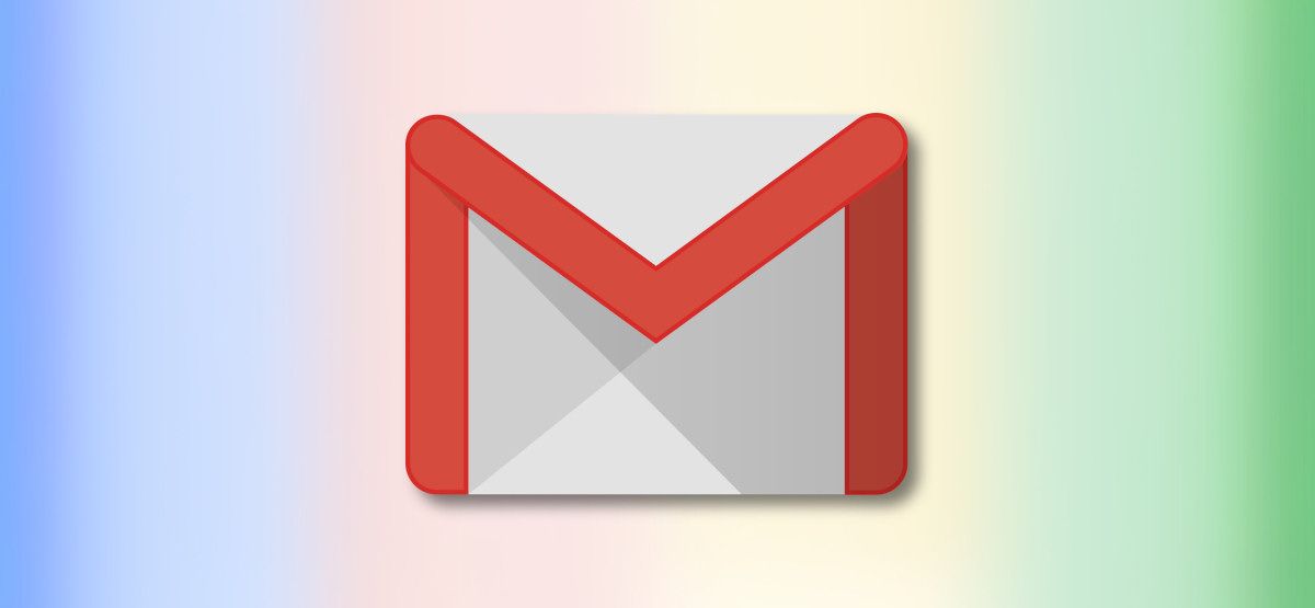Google Gmail Logo on Rainbow Background hero