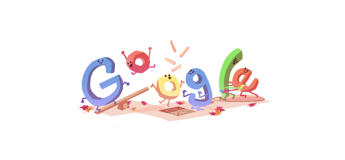 Google doodle logo.