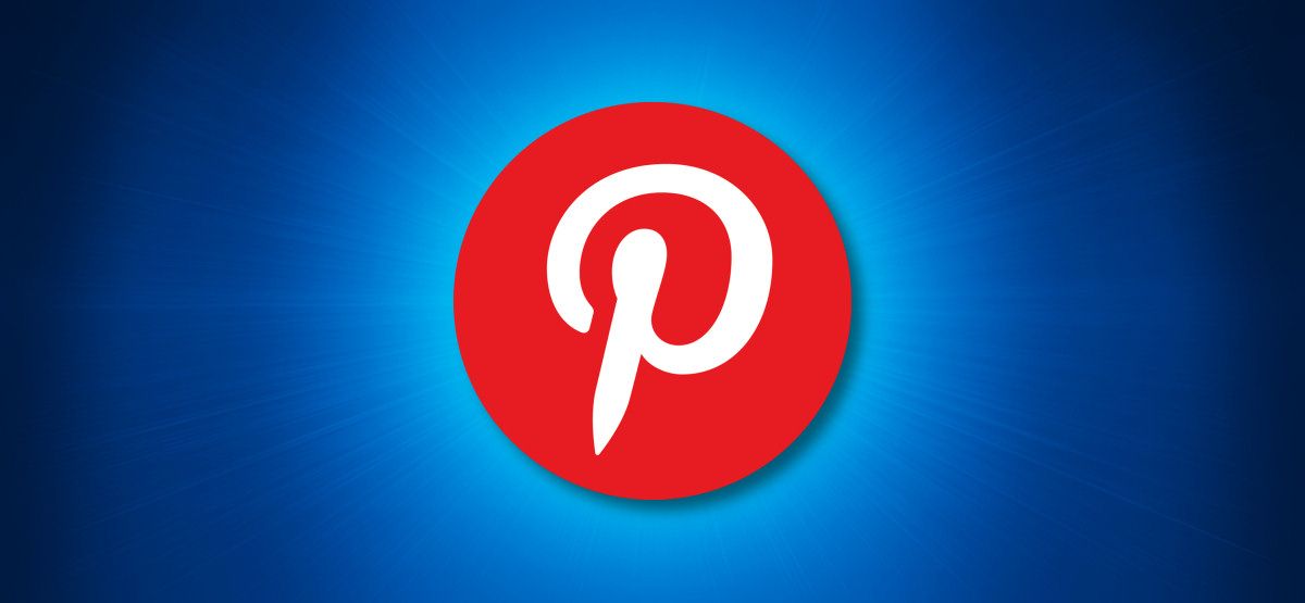 Pinterest Logo on Blue Background