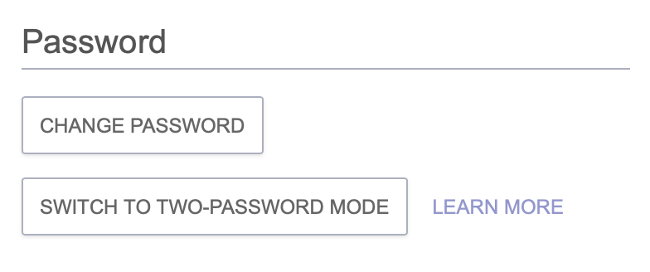 ProtonMail Two-Password Mode