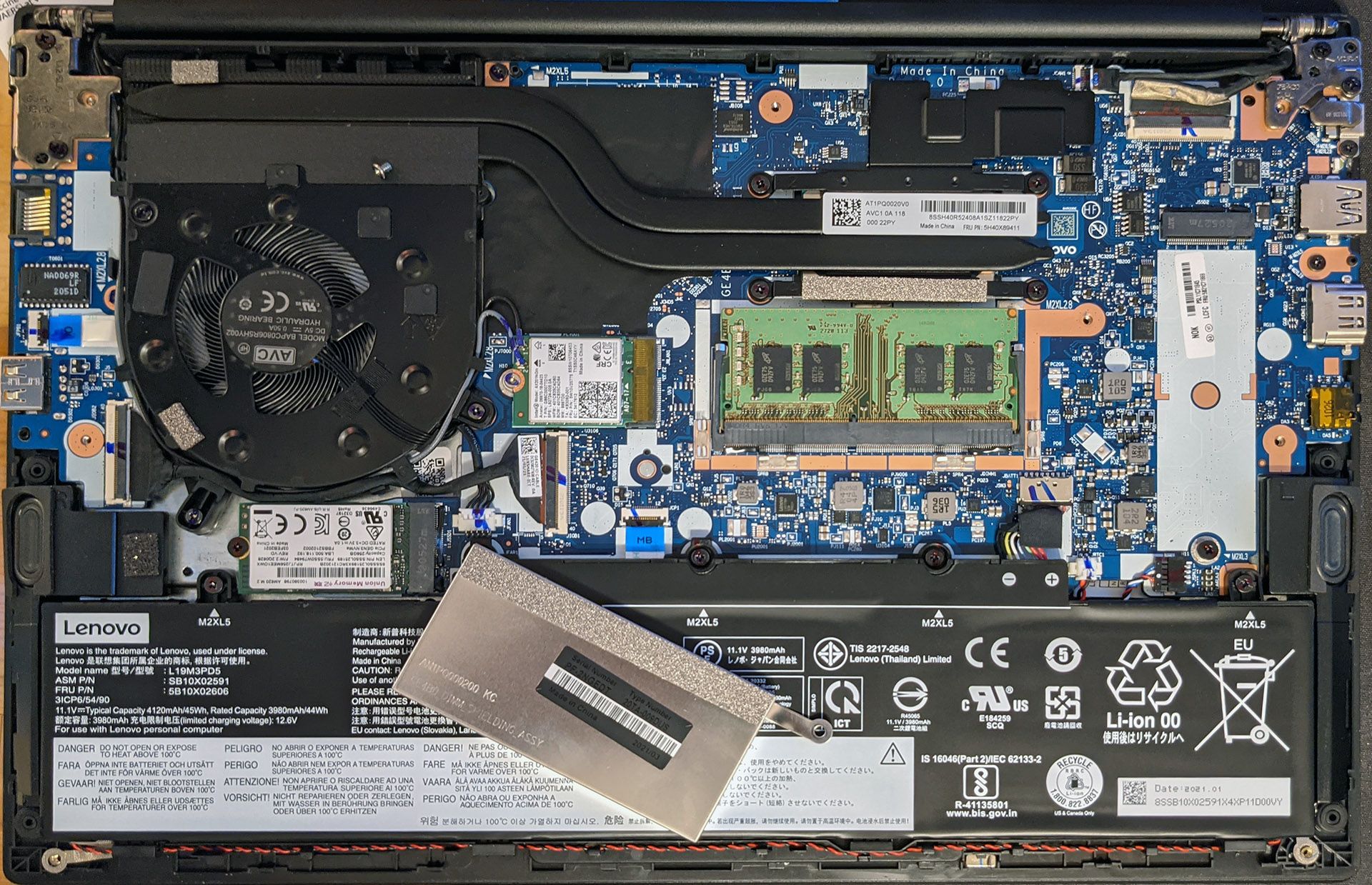 ThinkPad E14 internal motherboard