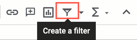 Click Create a Filter
