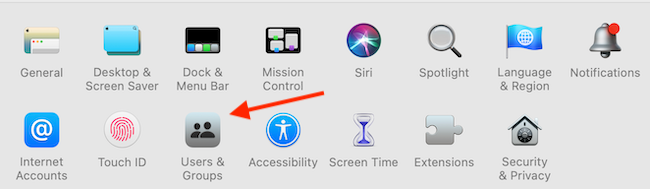 Go to &quot;Users and Groups&quot; in System Preferences. 