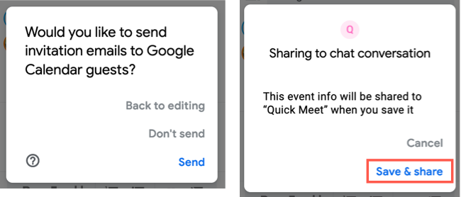 Send Invitations and Save the Event