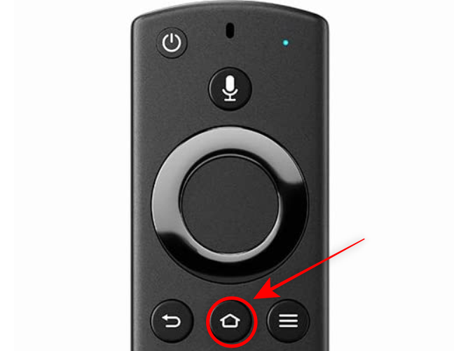 Keep the Home Button pressed on the Fire TV Remote for 3 seconds