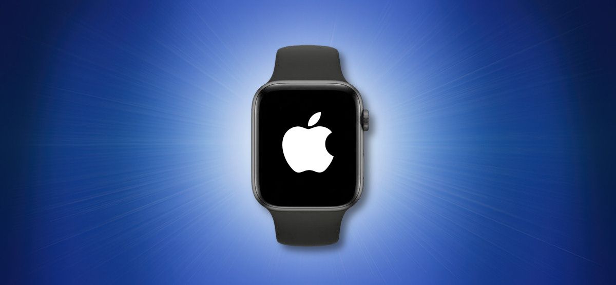 Apple Watch on a Blue Background Hero