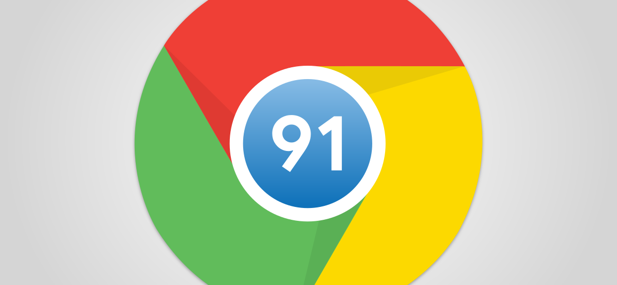 Google Chrome 91 logo