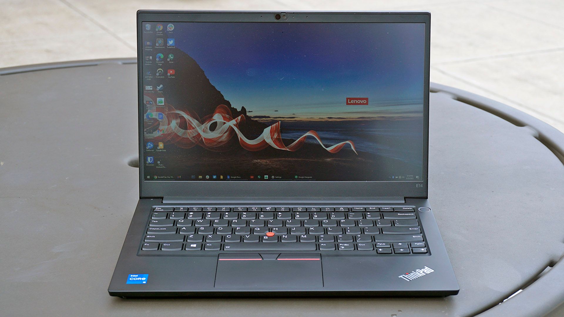 ThinkPad E14 from the front