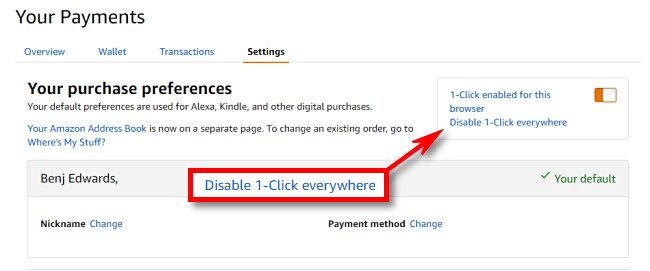How to Turn off Amazon One-Click Ordering Everywhere - Amazon How To Turn Off One Click Ordering