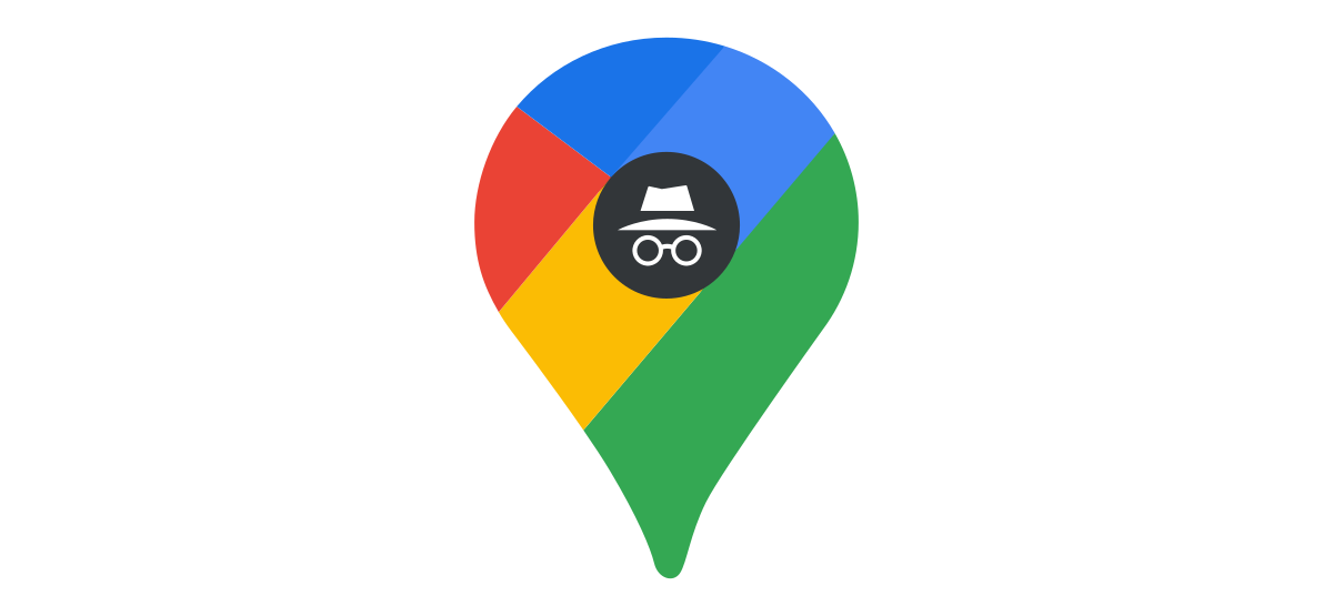 Google Maps logo with Incognito icon