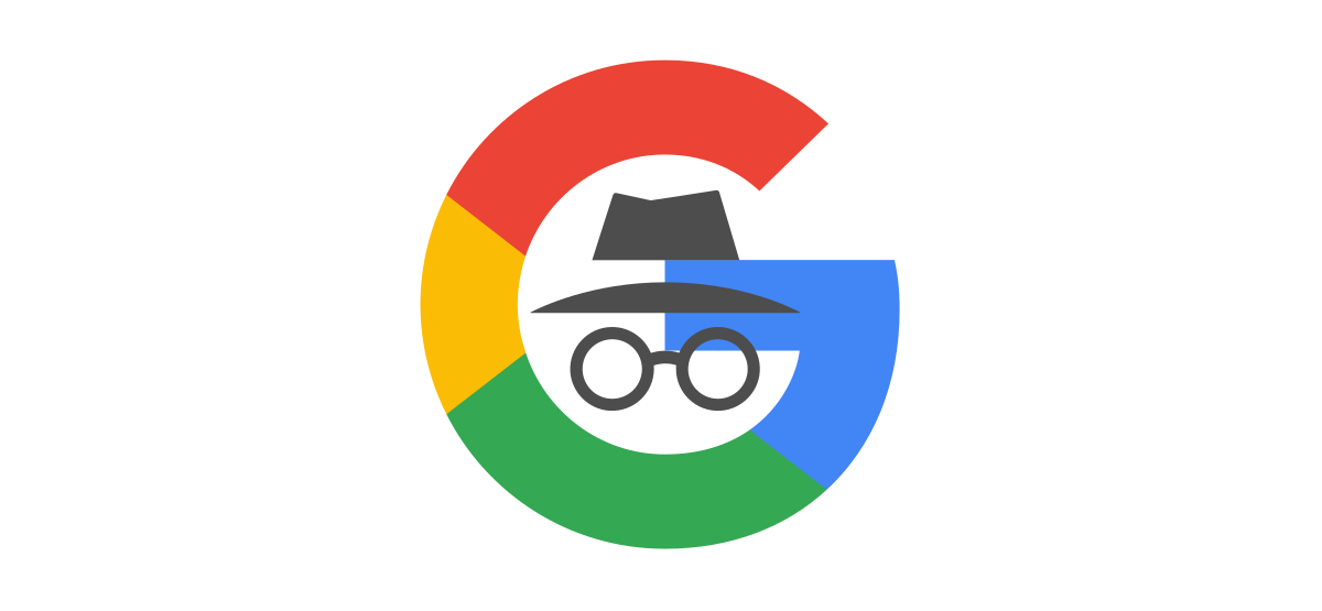 Google logo with Incognito icon