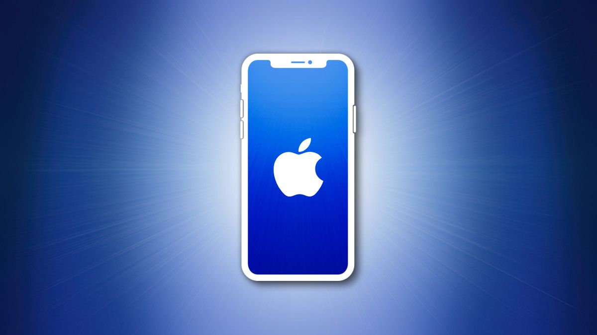 iPhone outline with blue screen on a blue background hero