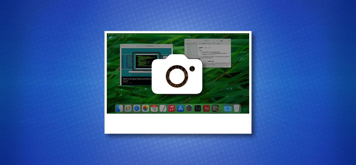 Illustration of a Mac Screenshot