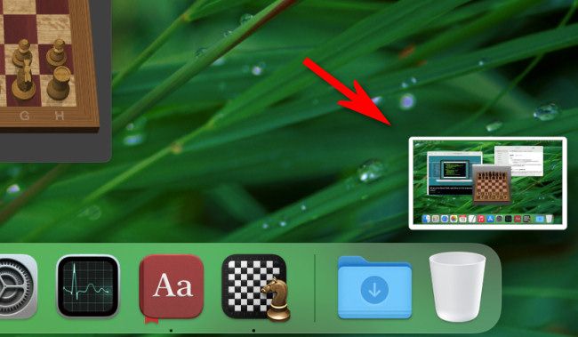 When you take a screenshot on a Mac, a thumbnail will appear in the corner of your screen.